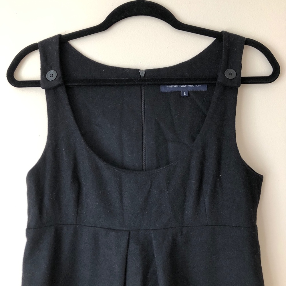 [French Connection] Wool Low scoop dress - Picture 2 of 8